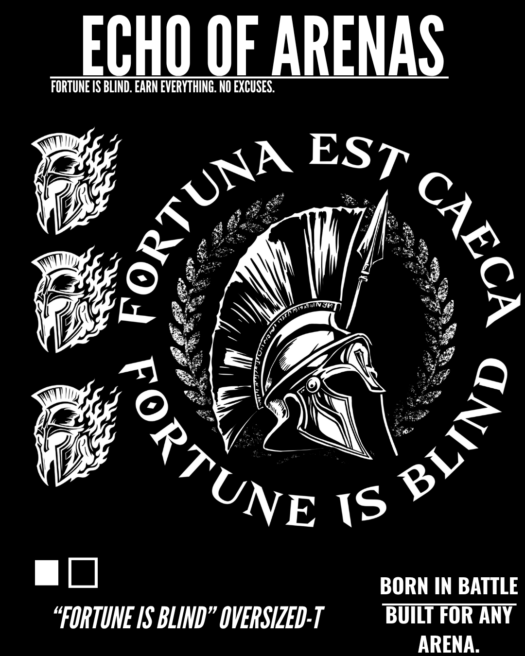Fortune is Blind • Oversized-T
