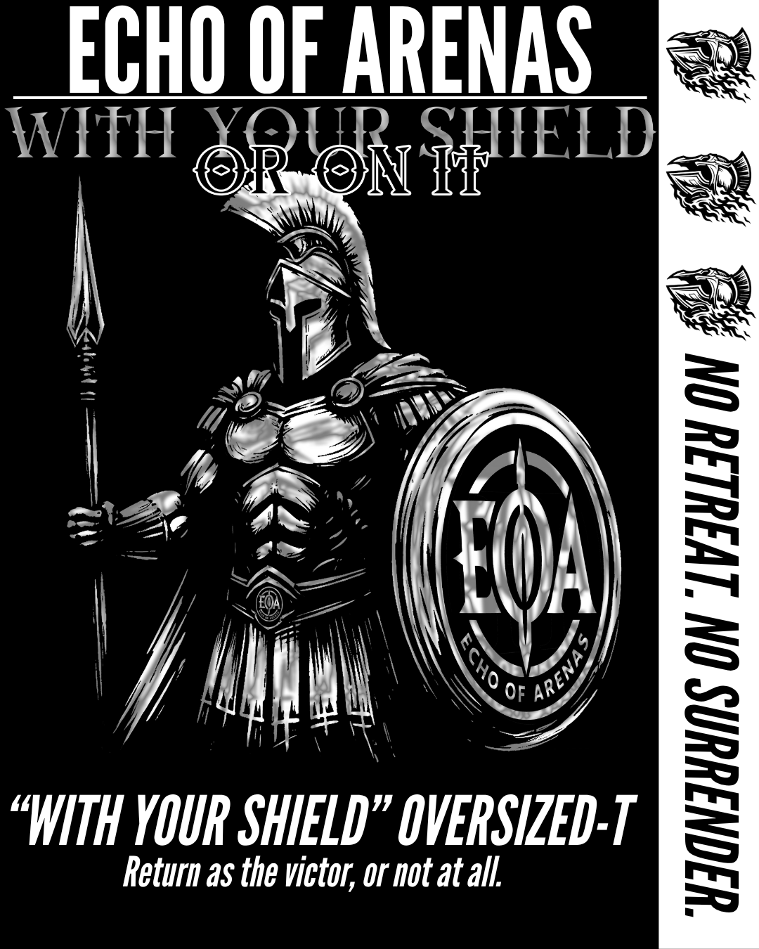 With Your Shield • Oversized-T